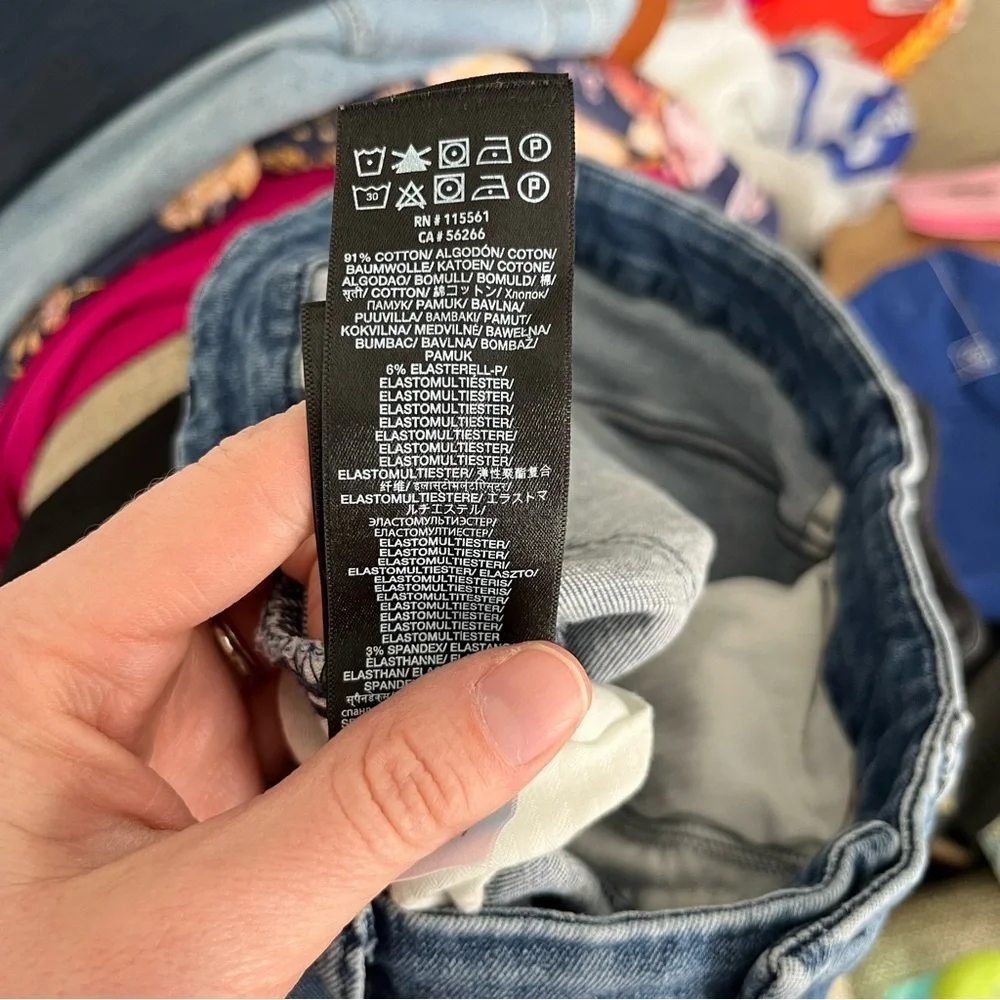 7 For All Mankind Jeans Women's 31 Kimmie Straight Leg Marsh Medium‎ Wash $198